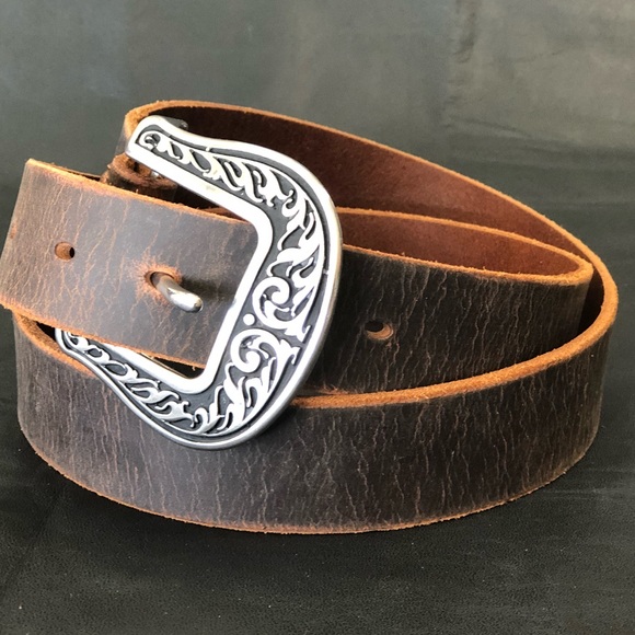 Trapper Peak Leather “PULL-UP” Crazy Horse Belt - Picture 3 of 5
